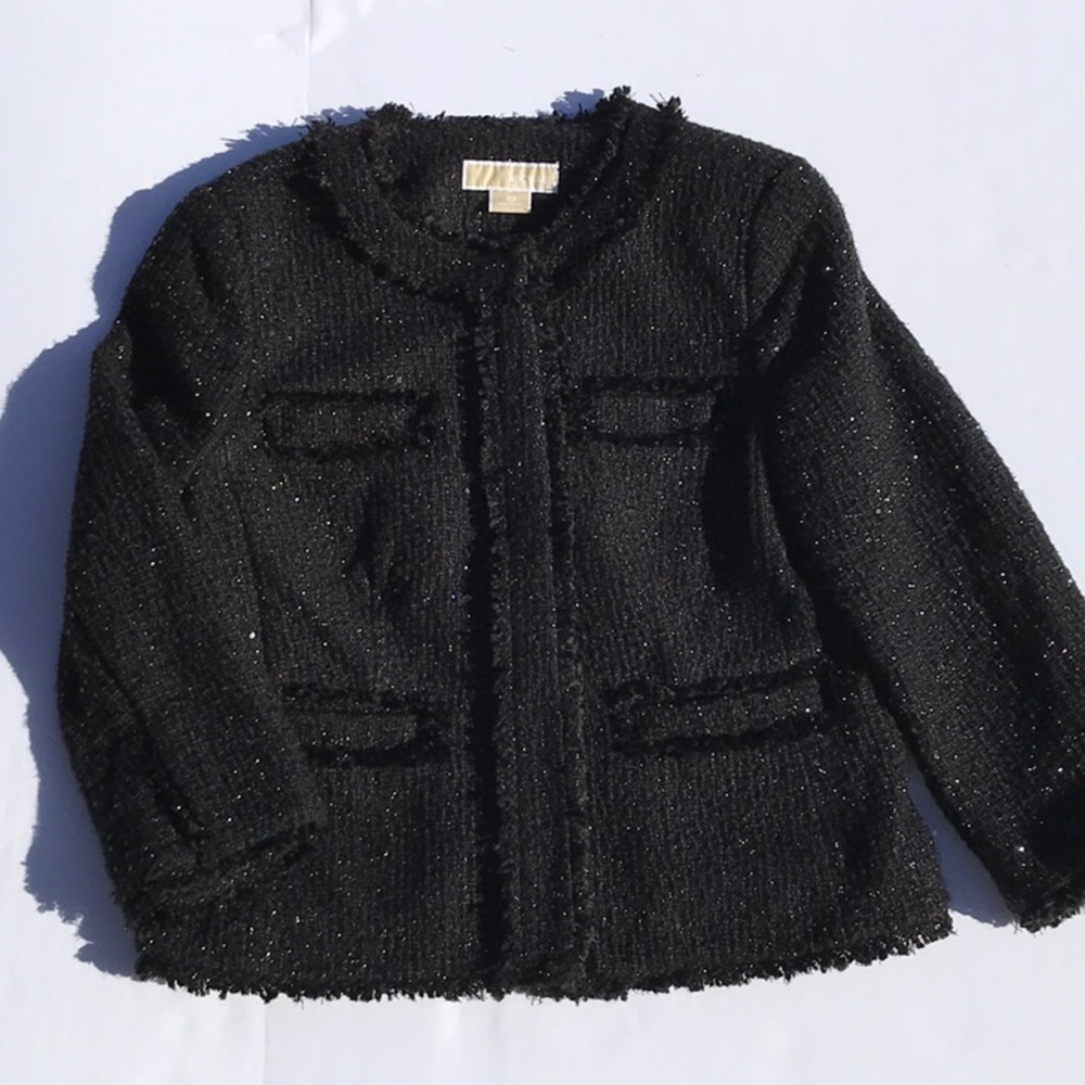 Michael Kors boucle paillette sequins suit.